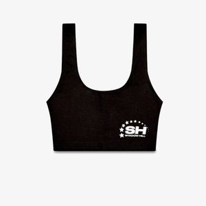NWOT Shadow Hill Black Star Sports Bra
